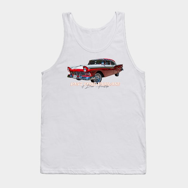 1957 Ford Fairlane 500 4 Door Hardtop Tank Top by Gestalt Imagery